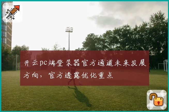 开云pc端登录器官方通道未来发展方向，官方透露优化重点